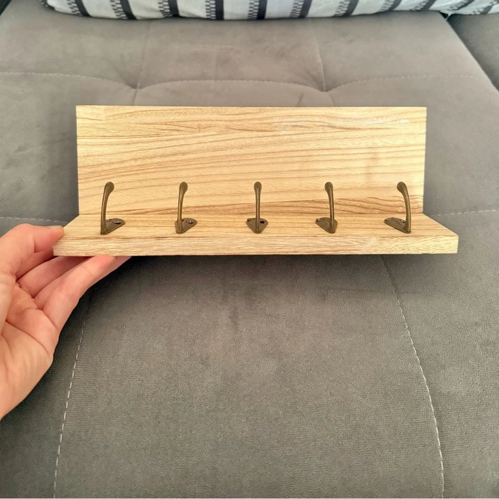 Wood Wall Shelf Organizer